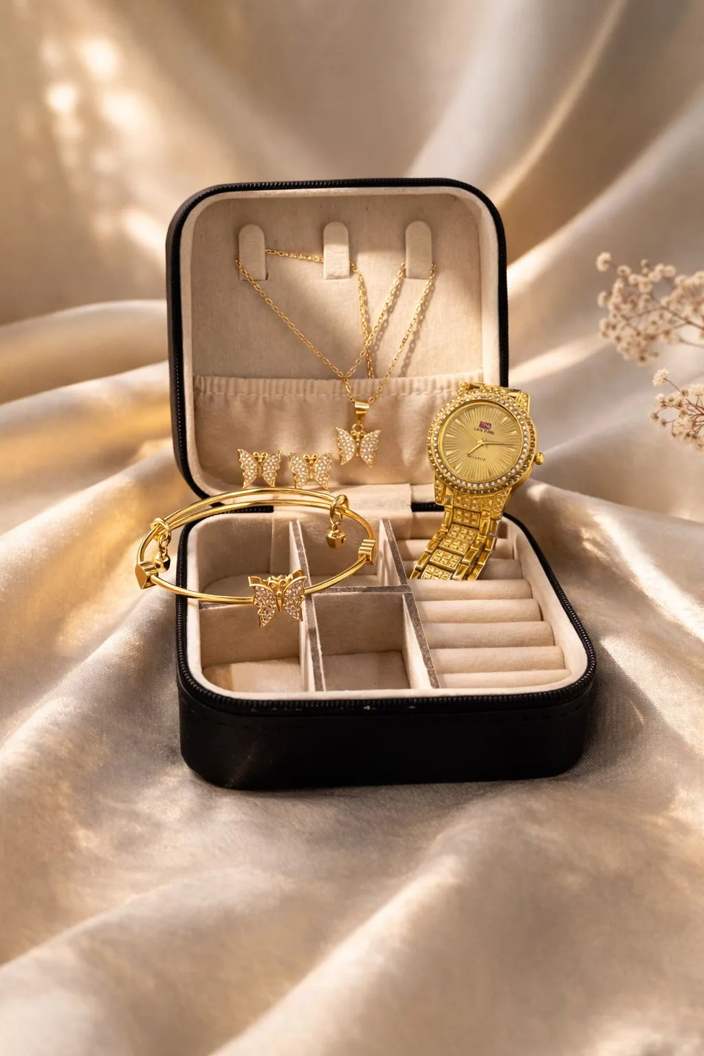 Majexia Golden Butterfly Luxury Gift Set